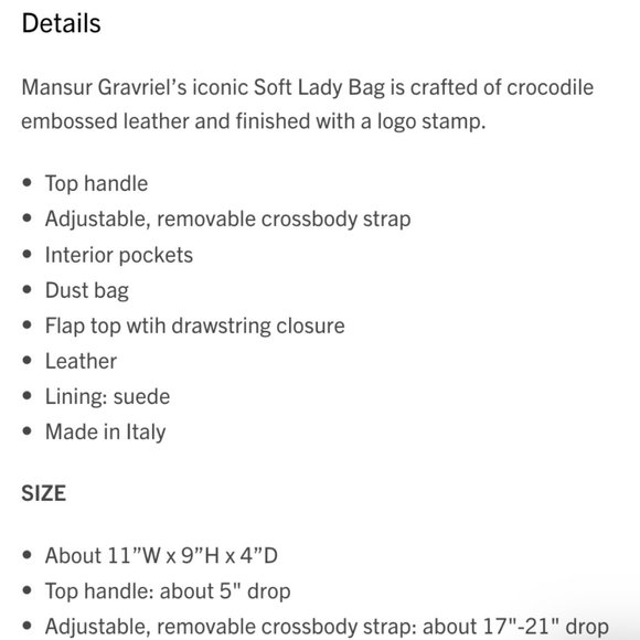 Mansur Gavriel crocodile-embossed leather bag - Picture 6 of 6